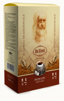 Кава смажена мелена DA Vinci 250г вак - Закуски к пиву TM Belosvet