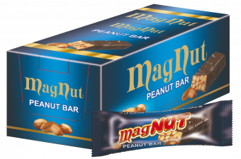 Цукерки глазуровані Magnut з арахісом  45г 30шт - Закуски к пиву TM Belosvet